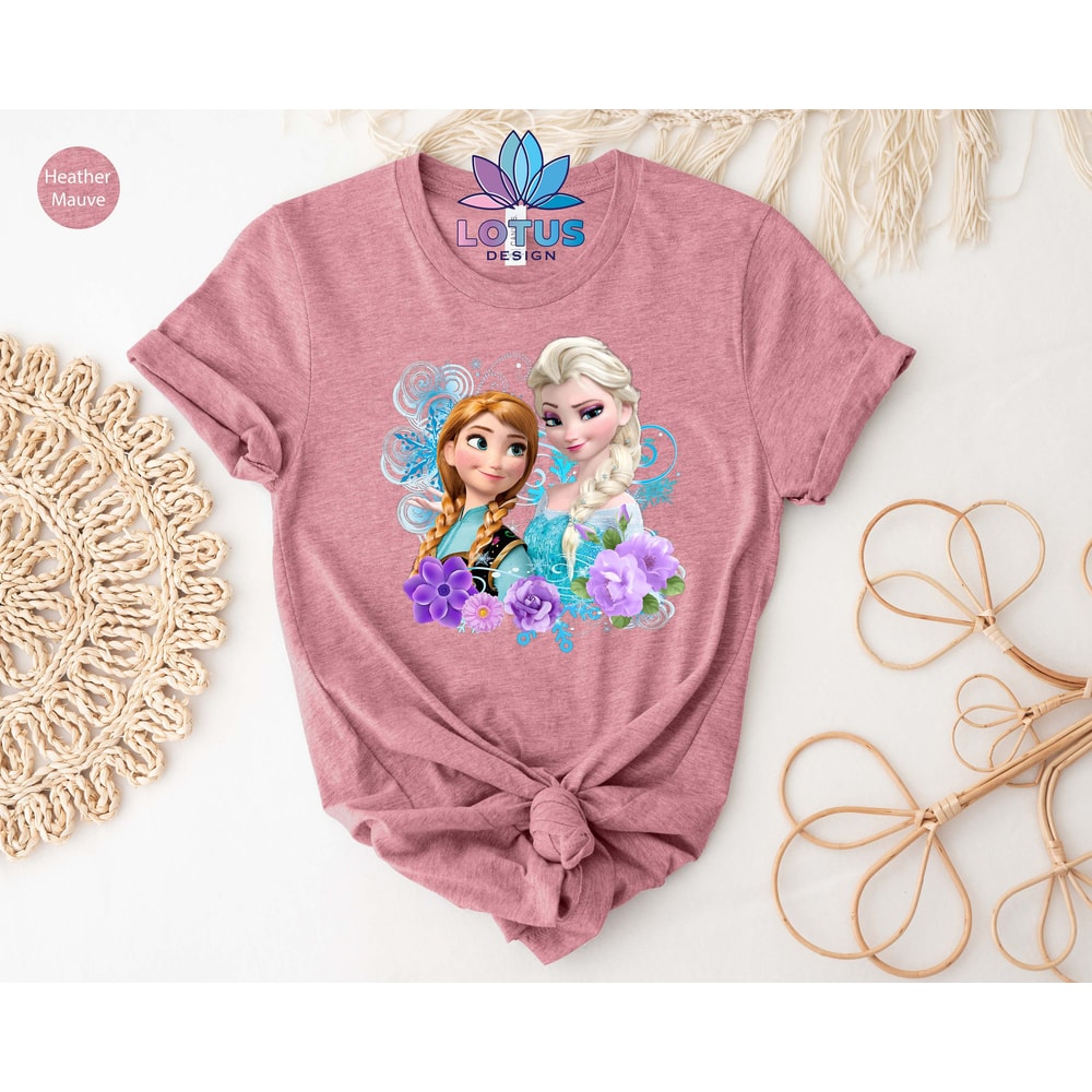 Frozen Sisters T-Shirt, Disney Princess Shirt, Frozen Shirt, Elsa Shirt, Anna Shirt, Disney Shirt, Disney Gift, Girls Disney T-Shirt - 4.jpg