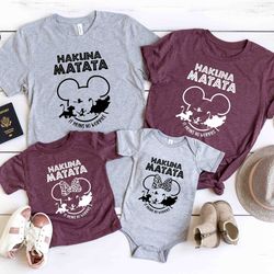 hakuna matata it means no worries t-shirt, disney family shirt, disney trip shirt, animal kingdom shirt, disney shirt, f
