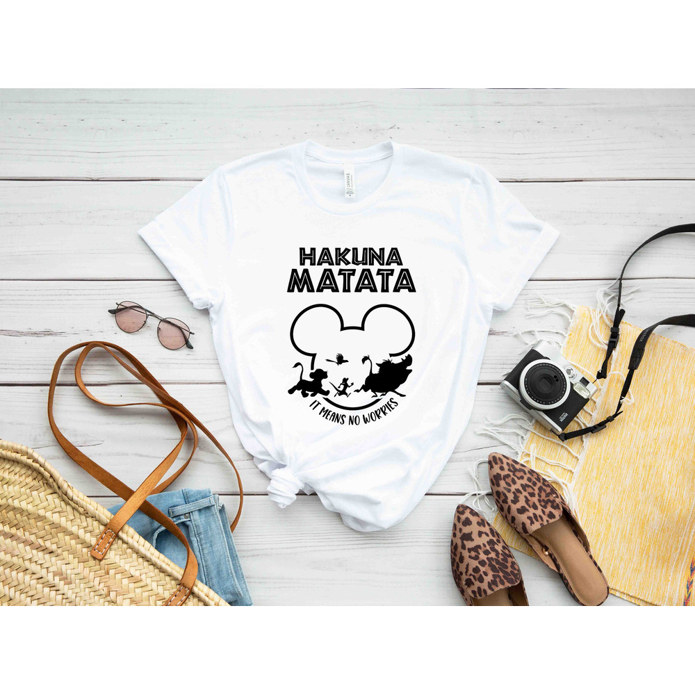 Hakuna Matata It Means No Worries T-Shirt, Disney Family Shirt, Disney Trip Shirt, Animal Kingdom Shirt, Disney Shirt, Family Vacation Shirt - 2.jpg