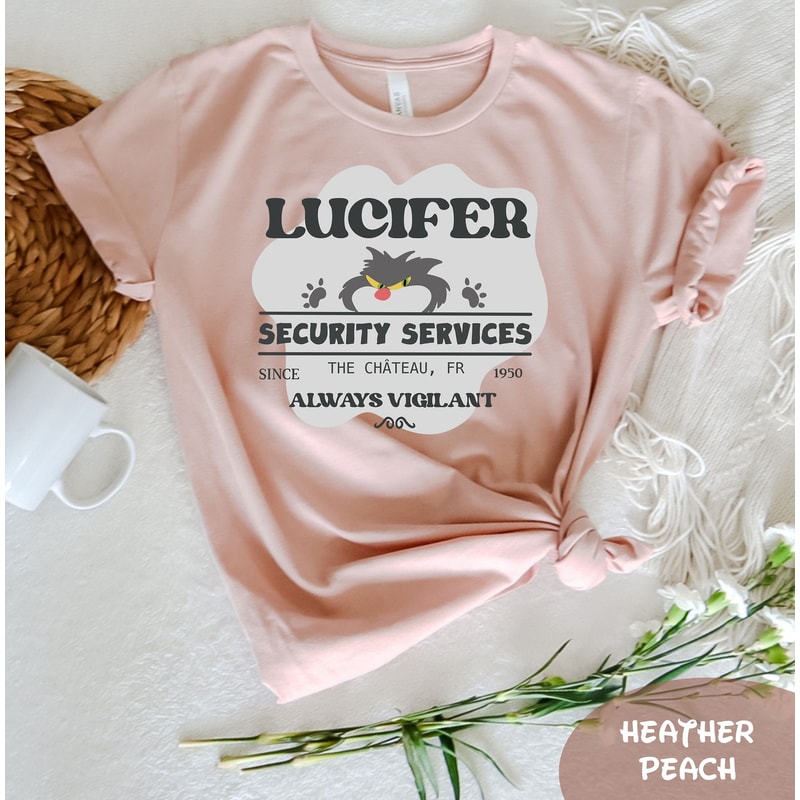 Lucifer Security Services Disney T-Shirt, Disney Logo Shirt, Lucifer Black Cat Shirt, Disney World Shirts, Disneyland Family Trip Shirts - 1.jpg