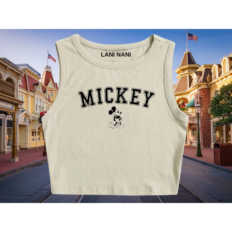 Mickey Crop Tank Mickey Shirt Disney Mickey Shirt Disney Vacation Shirt - 1.jpg