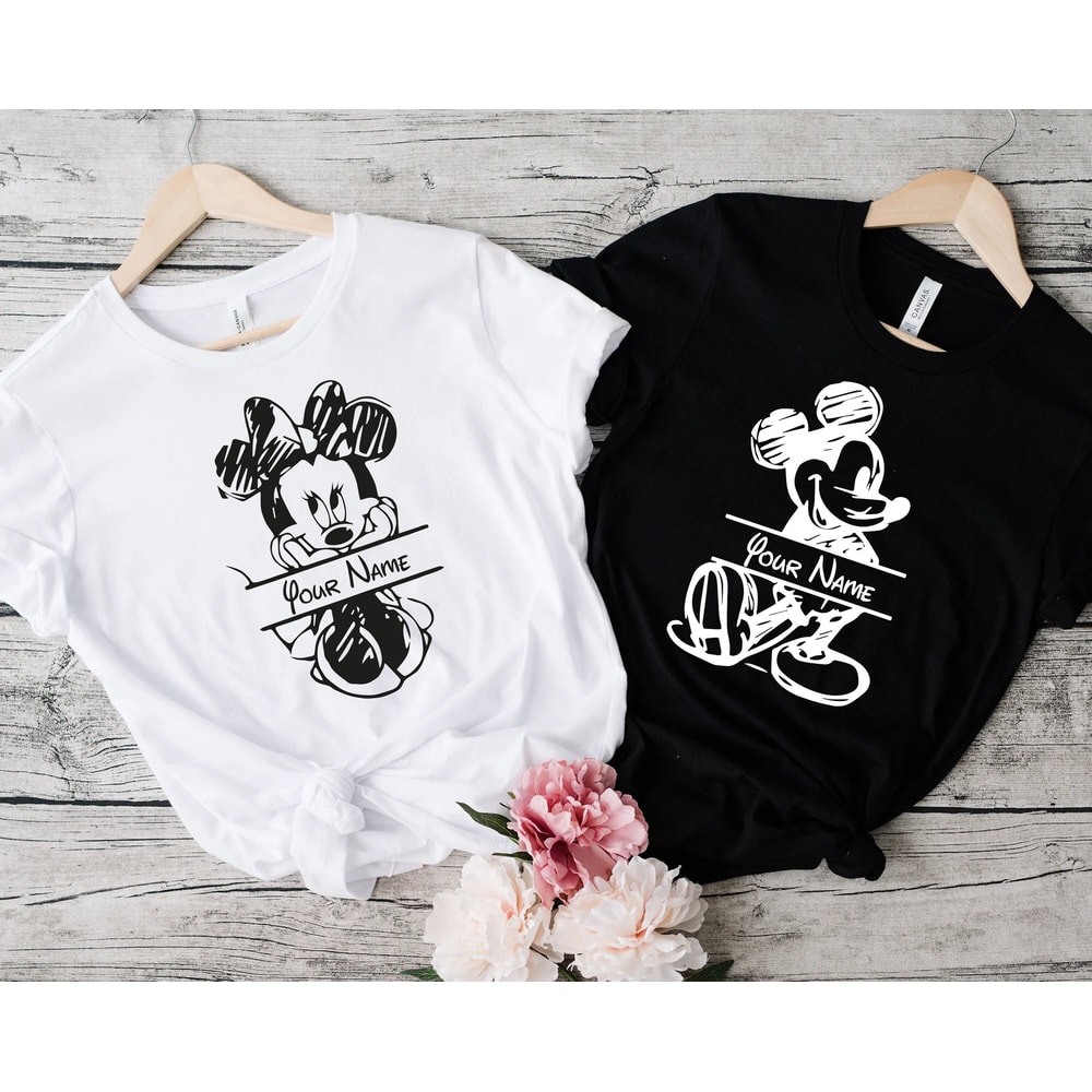 Mickie and Minnie Custom Disney Family shirts, Disney Vacation shirts, Disney Family shirts, Disney Tee,Disneyland shirt, Disneyworld shirts - 2.jpg