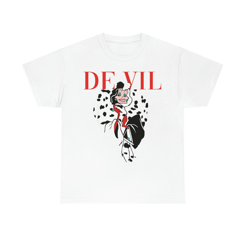 Unisex Villains Cruella De Vil T-Shirt,Disney Cruella Shirt,Disneyland Vacation Gift,Cruella Devil,Magazine Cover Shirt,Disney Villain Shirt - 3.jpg