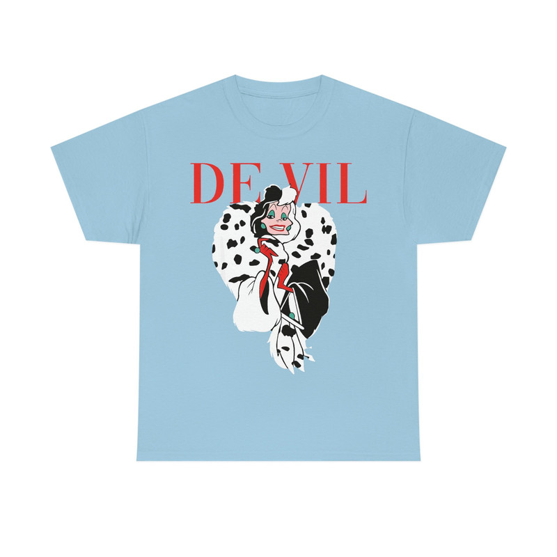 Unisex Villains Cruella De Vil T-Shirt,Disney Cruella Shirt,Disneyland Vacation Gift,Cruella Devil,Magazine Cover Shirt,Disney Villain Shirt - 8.jpg