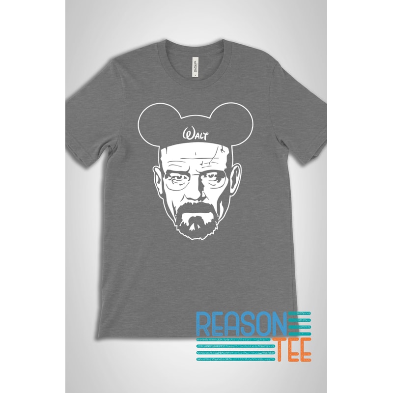 Walter White Heisenberg Walt Shirt, Walt Breaking Disney, Walt White Shirt, Disney Shirts, Disney Heinsenberg, Unisex Premium Graphic Tees - 2.jpg