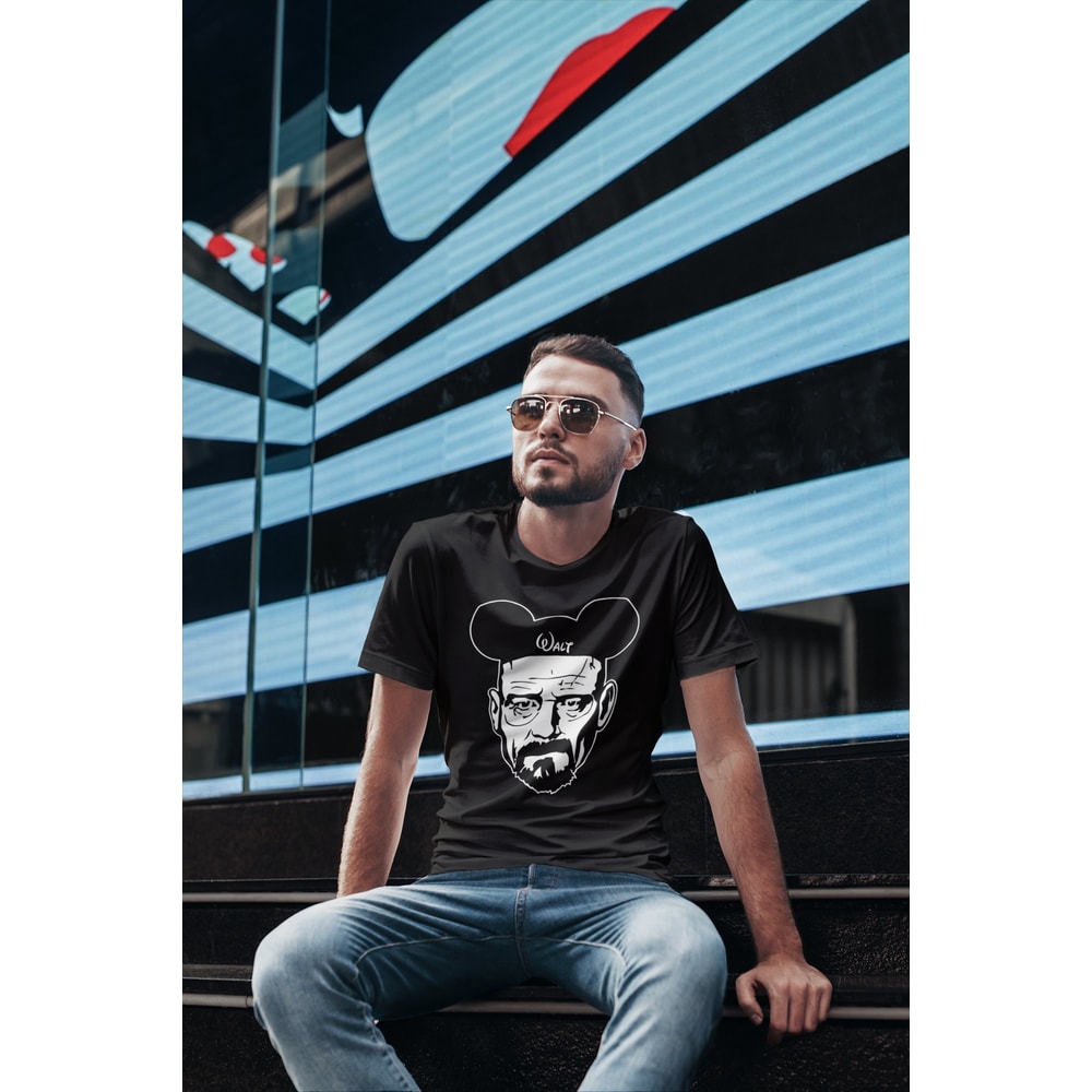 Walter White Heisenberg Walt Shirt, Walt Breaking Disney, Walt White Shirt, Disney Shirts, Disney Heinsenberg, Unisex Premium Graphic Tees - 4.jpg