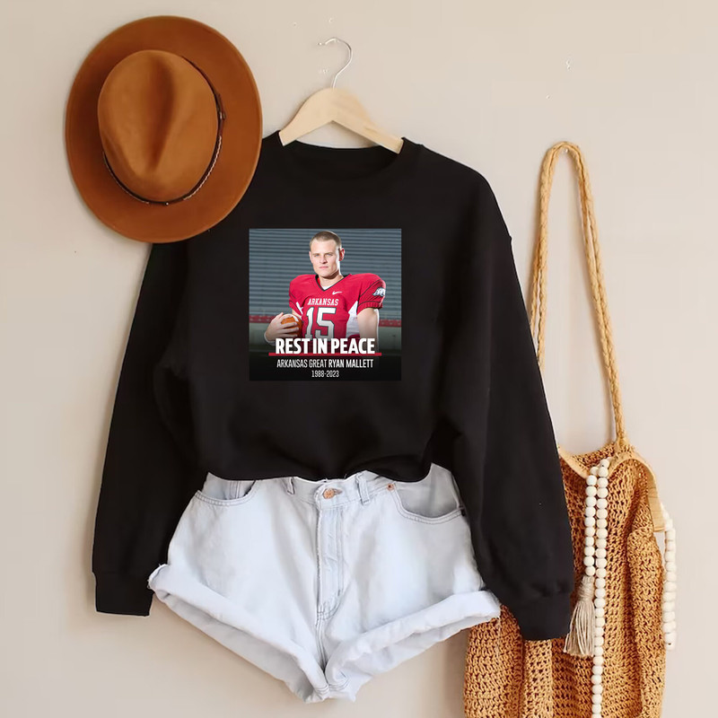 Rip Ryan Mallett Shirt, Ryan Mallett T Shirt, Ryan Mallett 1988-2023 Shirt, Ryan Mallett Memorial T-shirt, Rest in peace Ryan Mallett Shirt - 2.jpg