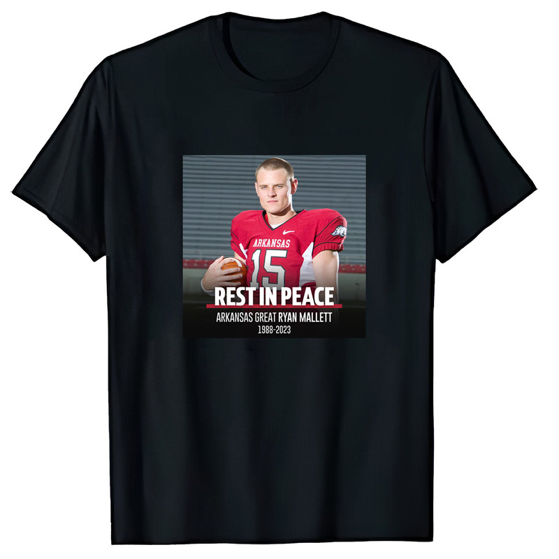 Rip Ryan Mallett Shirt, Ryan Mallett T Shirt, Ryan Mallett 1988-2023 Shirt, Ryan Mallett Memorial T-shirt, Rest in peace Ryan Mallett Shirt - 3.jpg