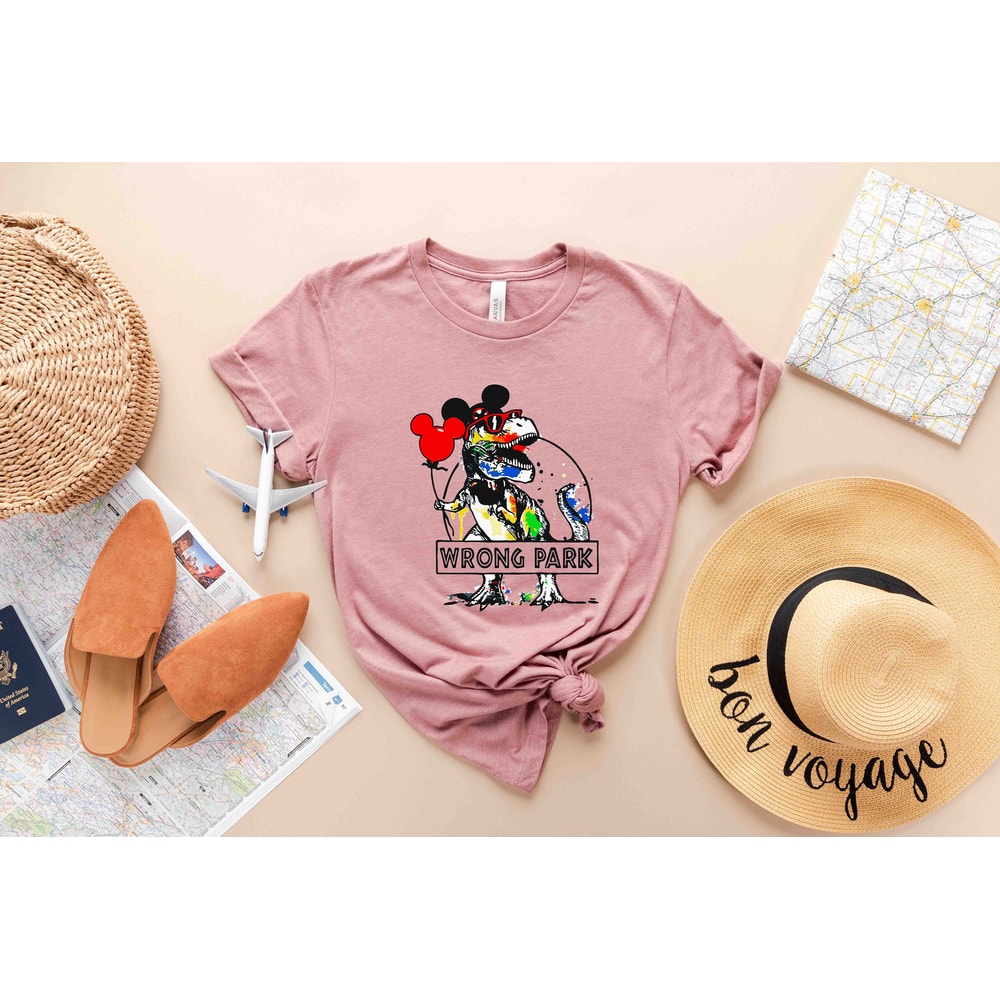 Wrong Park T-shirt, Disney Shirt, Disney 2023 Shirt, Tyrannosaurus T-Shirt, Disneyland Theme Park Shirt, Disney Dinosaur Shirt,Jurassic Park - 2.jpg