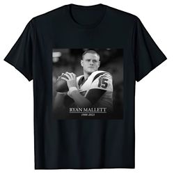 ryan mallett 1988-2023 shirt, ryan mallett memorial t-shirt, rest in peace