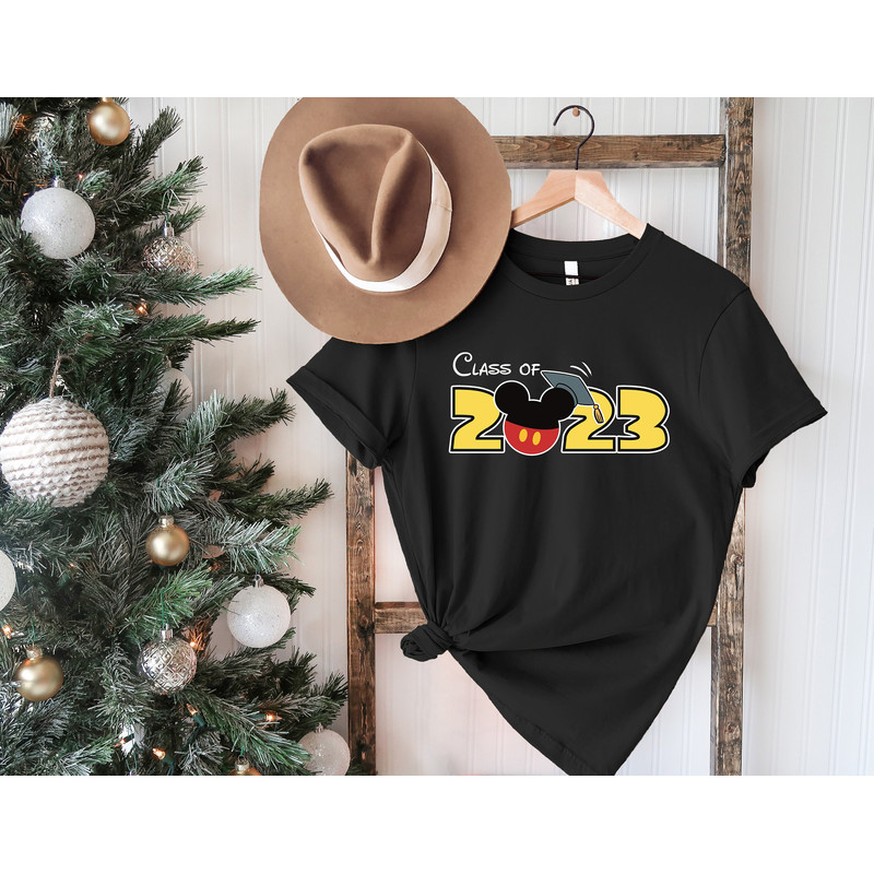 Class of 2023 T-Shirt, Disney Graduation Shirt, Mickey Head 2023 Senior Shirt, Mickey Mouse Shirt for Graduation Ceremony Tee, Mickey Tee - 1.jpg