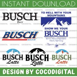 busch latte svg, busch latte svg,png, busch latte beer, busch latte tsvg  design, cricut file