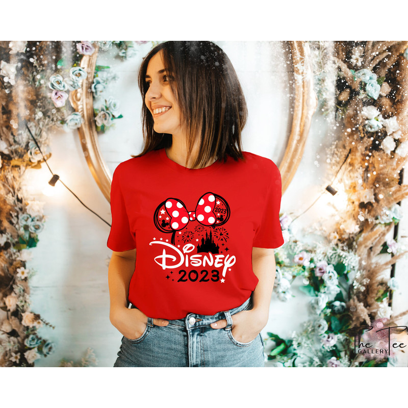 Disney 2023 Family Trip Shirt, Mickey Minnie Family Vacation Shirt, Family Disneyland Shirt, Disneyworld Shirt, Matching Family Shirt - 3.jpg