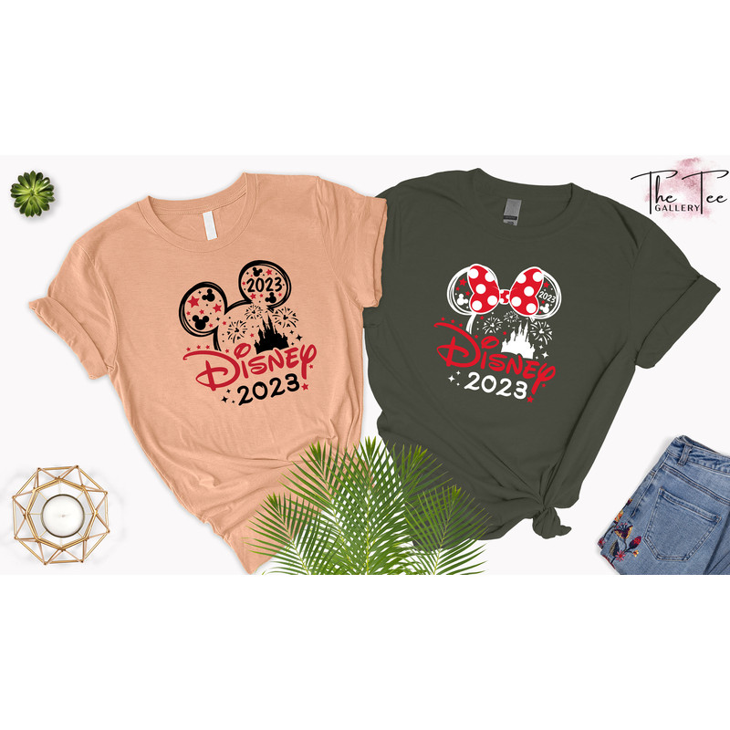 Disney 2023 Family Trip Shirt, Mickey Minnie Family Vacation Shirt, Family Disneyland Shirt, Disneyworld Shirt, Matching Family Shirt - 6.jpg