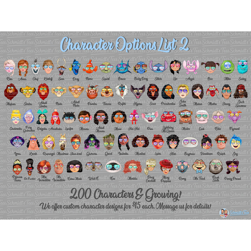 Disney Cruise Shirts, Best Cruise Ever Disney Character Sunglasses Shirt, Disney Cruise Family Shirts, Disney Family Shirts, Vacation, Art - 5.jpg