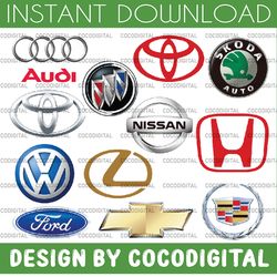 12 car brands logos svg, car cutting file, car logos svg, car brands logos cutting files, car logos vinyl cutting file