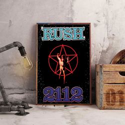 rush poster, spirit of rush poster, rush band poster, band poster, music poster, rock music poster, wall art, wall decor