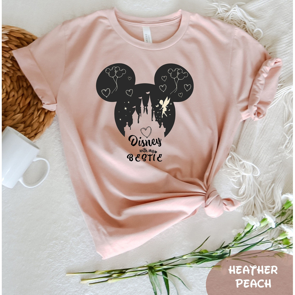 Disney With My Bestie T-Shirt, Disney Shirt, Mickey Shirt, Minnie Shirt, Disneyland Shirt, Friends Shirt, Besties Shirt, Disney Trip Shirt - 1.jpg