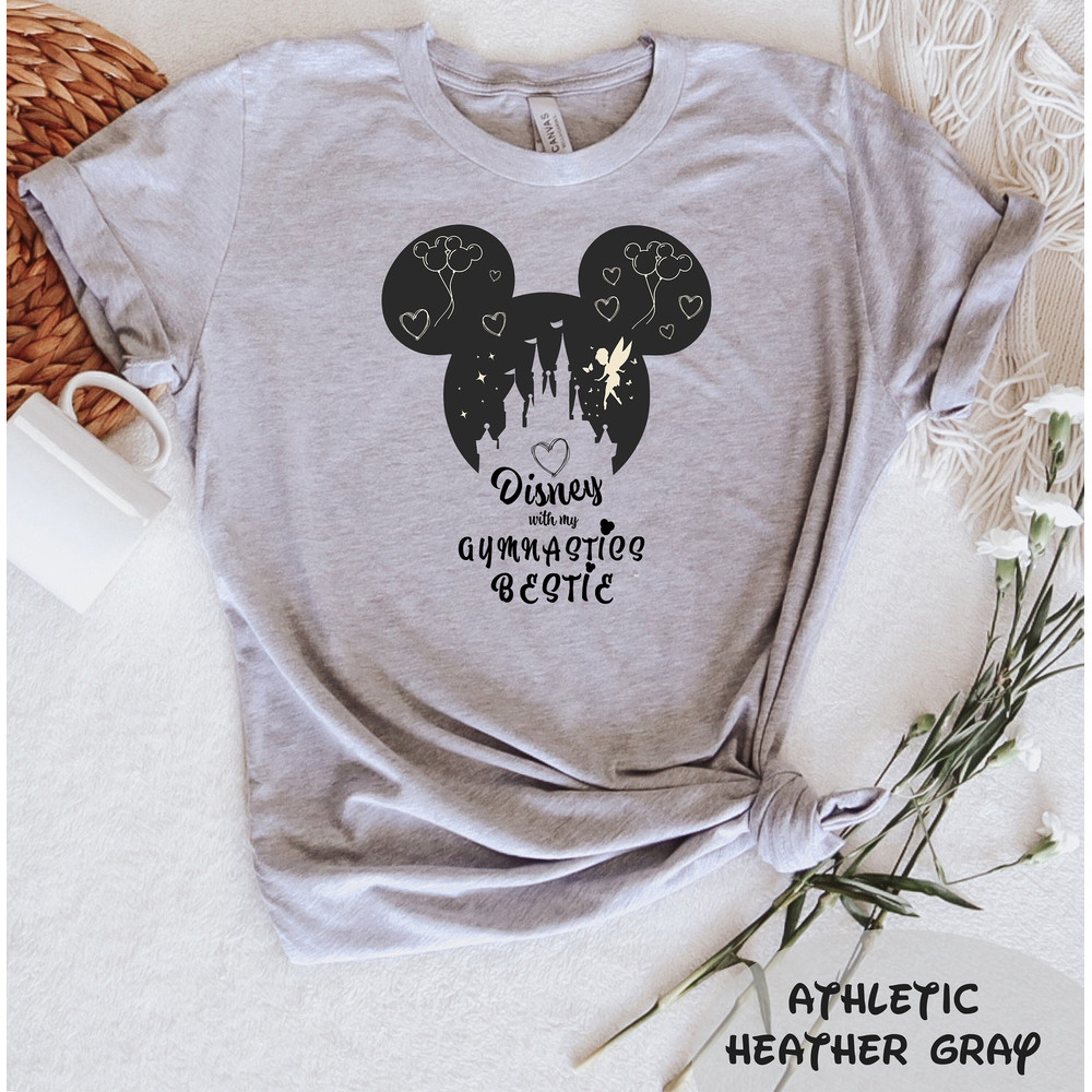 Disney with My Gymnastics Bestie T-Shirt, Disney Mickey Head Shirt, Disney With My Gymnastics Bestie Shirt, Friends Shirt, Disney Mickey Tee - 3.jpg