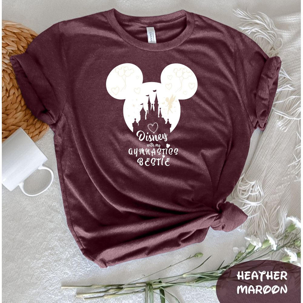 Disney with My Gymnastics Bestie T-Shirt, Disney Mickey Head Shirt, Disney With My Gymnastics Bestie Shirt, Friends Shirt, Disney Mickey Tee - 6.jpg
