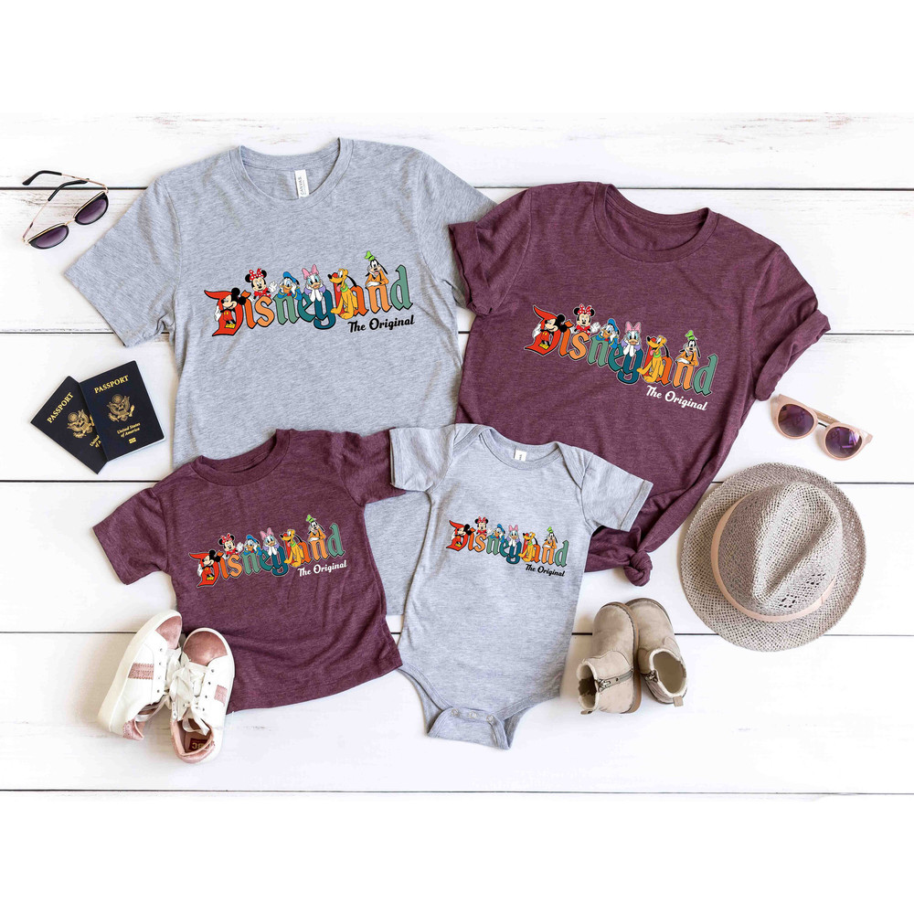 Disneyland The Original Mickey And Friends T-shirt, Disney Trip Family Shirt, Vintage Disneyland Shirt, Disneyworld Minnie Donald Pluto Tee - 3.jpg