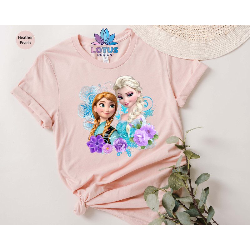 Frozen Sisters T-Shirt, Disney Princess Shirt, Frozen Shirt, Elsa Shirt, Anna Shirt, Disney Shirt, Disney Gift, Girls Disney T-Shirt - 3.jpg