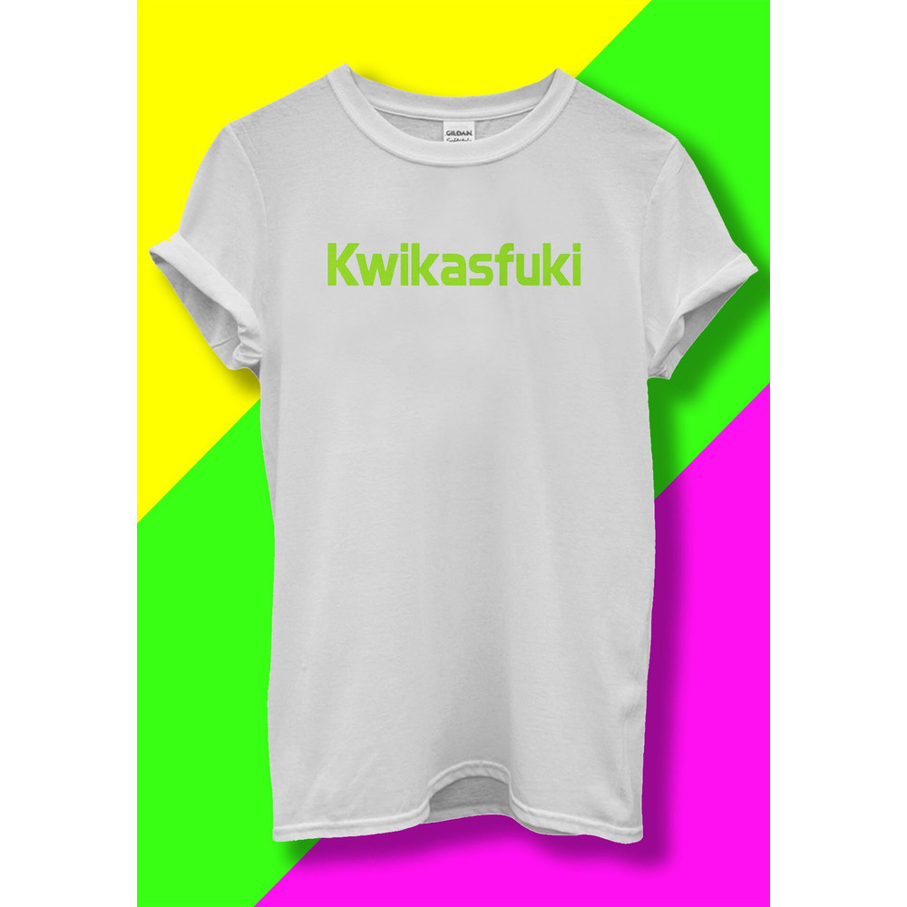 Kwikasfuki T shirt Motorbike Rude Biker Ninja Speed Men Women Unisex Baggy Boyfriend Baseball Shirt 3084 - 2.jpg