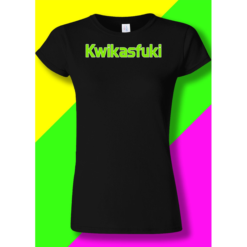 Kwikasfuki T shirt Motorbike Rude Biker Ninja Speed Men Women Unisex Baggy Boyfriend Baseball Shirt 3084 - 4.jpg
