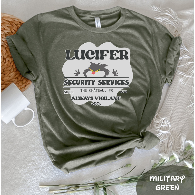 Lucifer Security Services Disney T-Shirt, Disney Logo Shirt, Lucifer Black Cat Shirt, Disney World Shirts, Disneyland Family Trip Shirts - 2.jpg