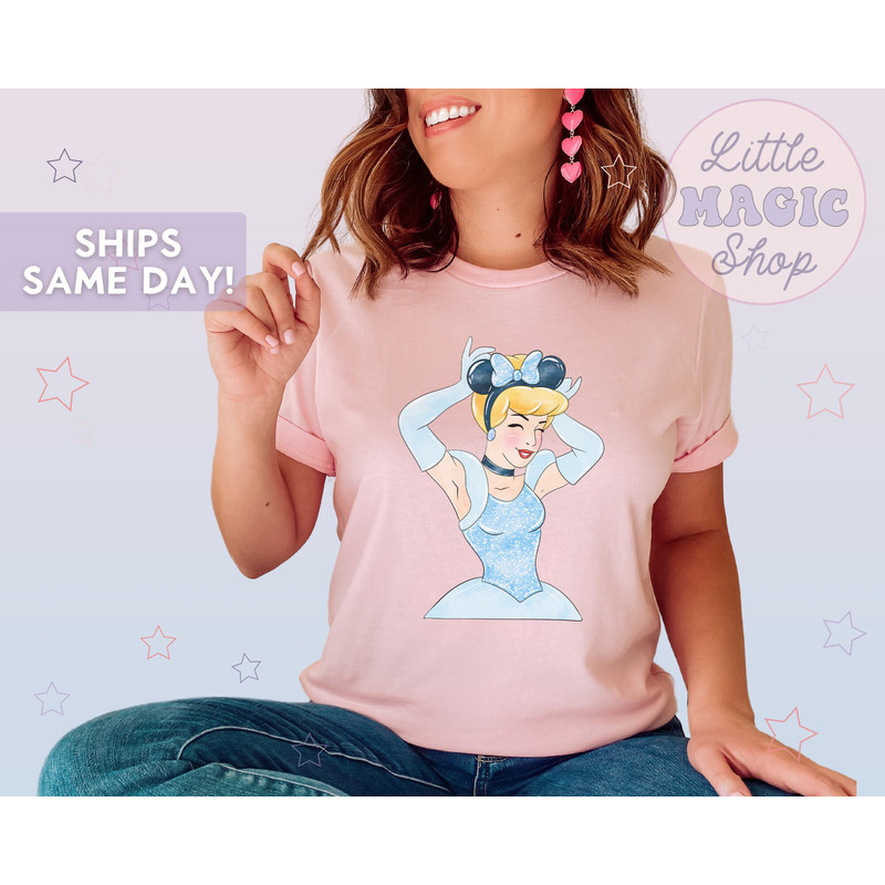 Matching Princess Mouse Ears Shirt, Snow White, Belle, Mermaid, Jasmine, Aurora, Tiana, Cinderella Shirt , Matching WDW Group Shirts - 5.jpg