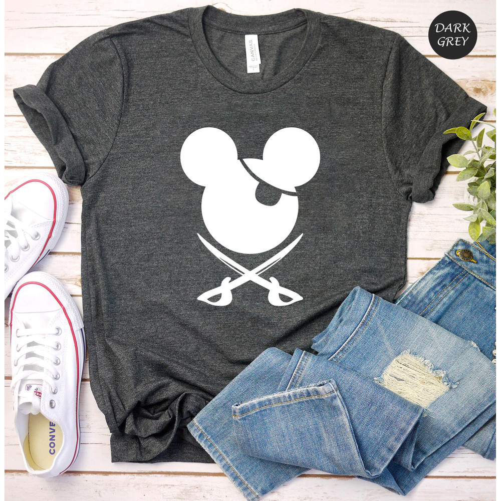 Mickey And Minnie Matching Disney Pirates T-Shirt, Disney Trip Tee, Disneyland Pirates of Caribbean Shirts, Disney World Pirates Party Shirt - 6.jpg