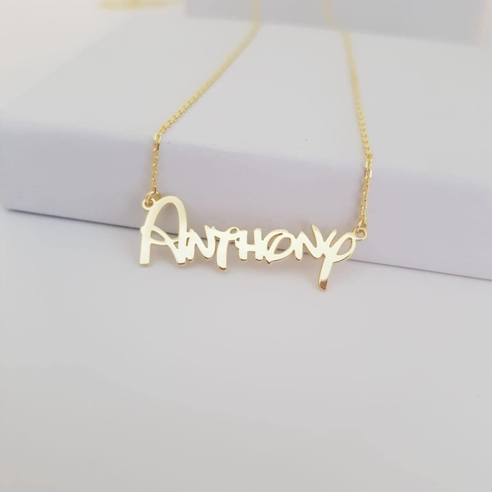 Necklace With Disney Font,Disney Font Name Necklace,Gold Disney Name Necklace,Disne Gift,Birthday Gift - 8.jpg