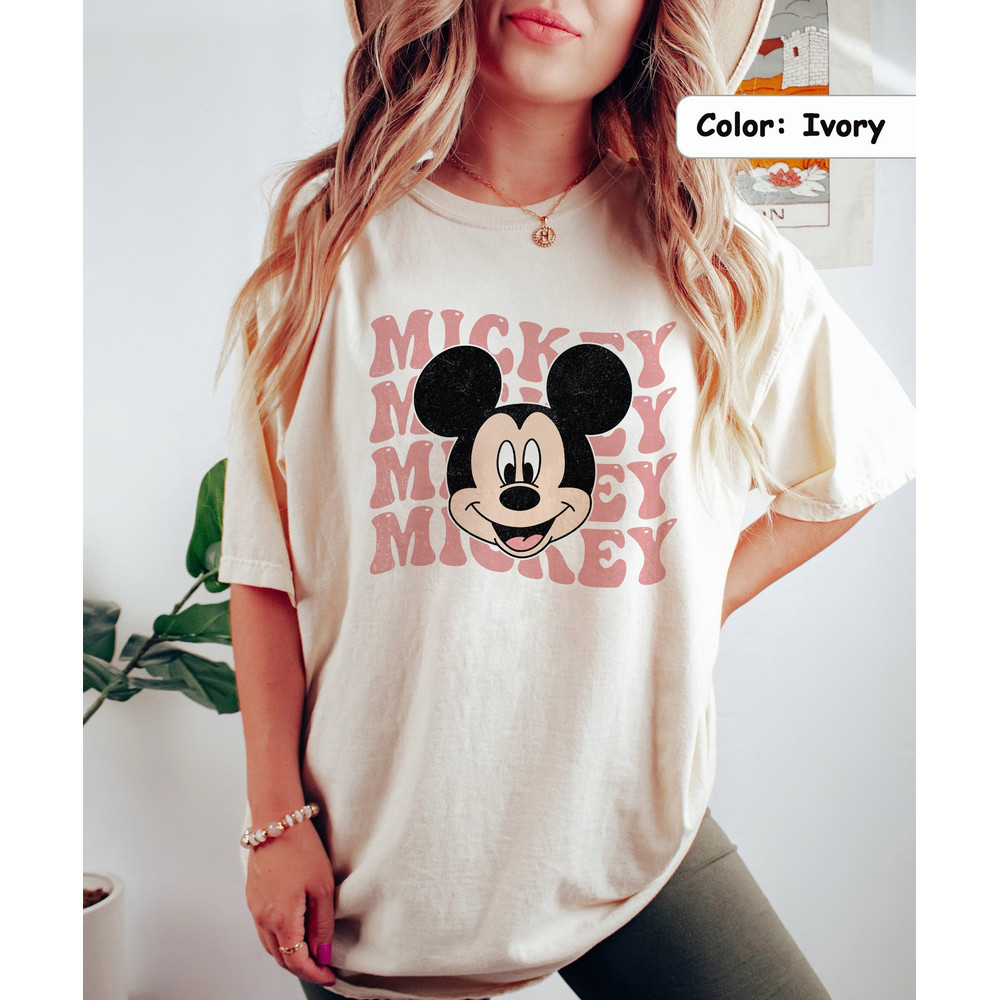 Retro Disney Mickey Shirt, Vintage Mickey Mouse Shirt, Mickey Minnie Shirt, Disney Vacation Shirt, Disneyland Mickey Shirt, Disney Shirt - 1.jpg