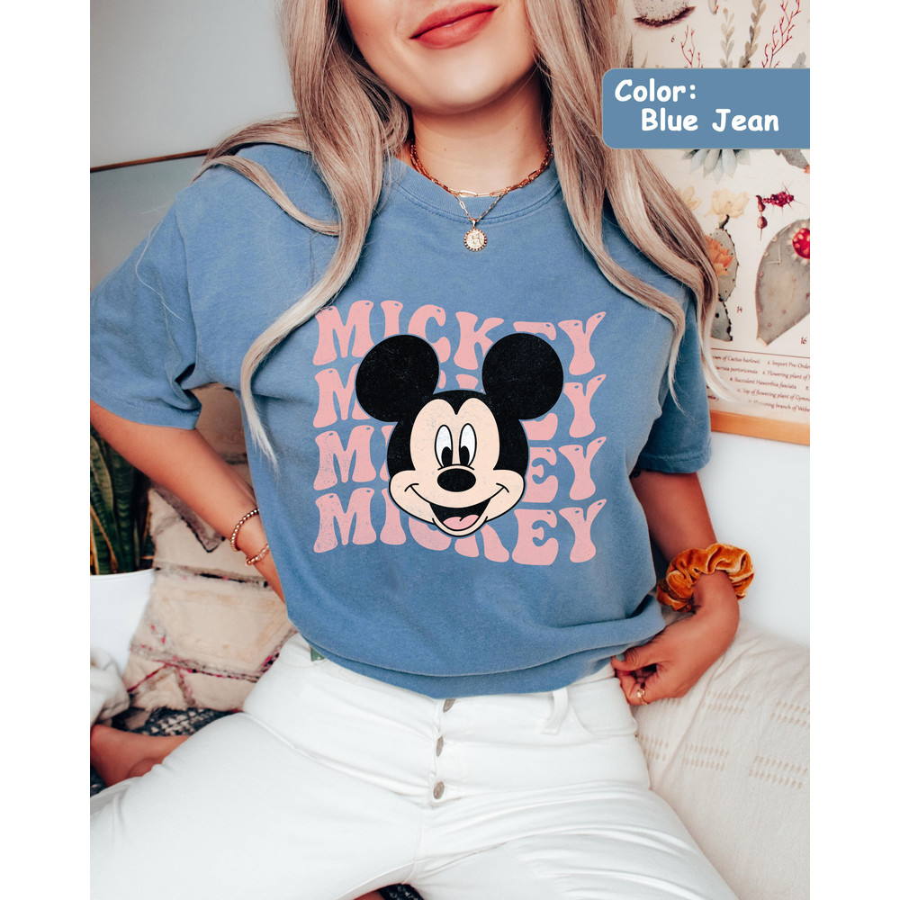Retro Disney Mickey Shirt, Vintage Mickey Mouse Shirt, Mickey Minnie Shirt, Disney Vacation Shirt, Disneyland Mickey Shirt, Disney Shirt - 5.jpg