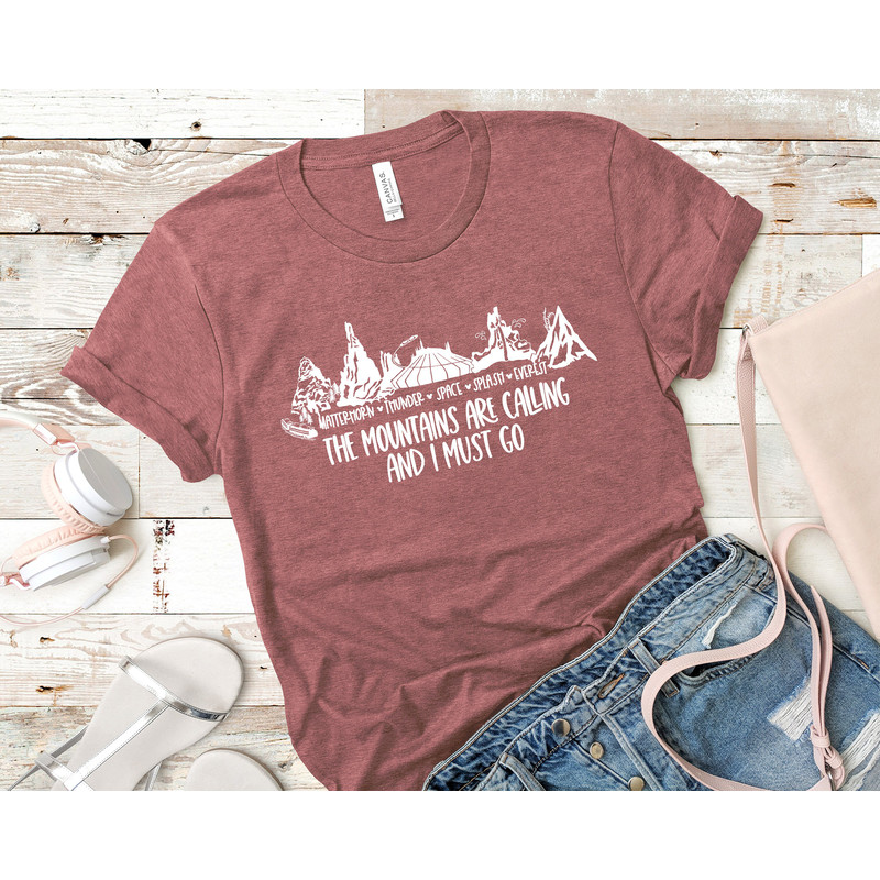 The Mountains are Calling T-Shirt Disney Matching Vacation Shirts Unisex Sizing - 1.jpg
