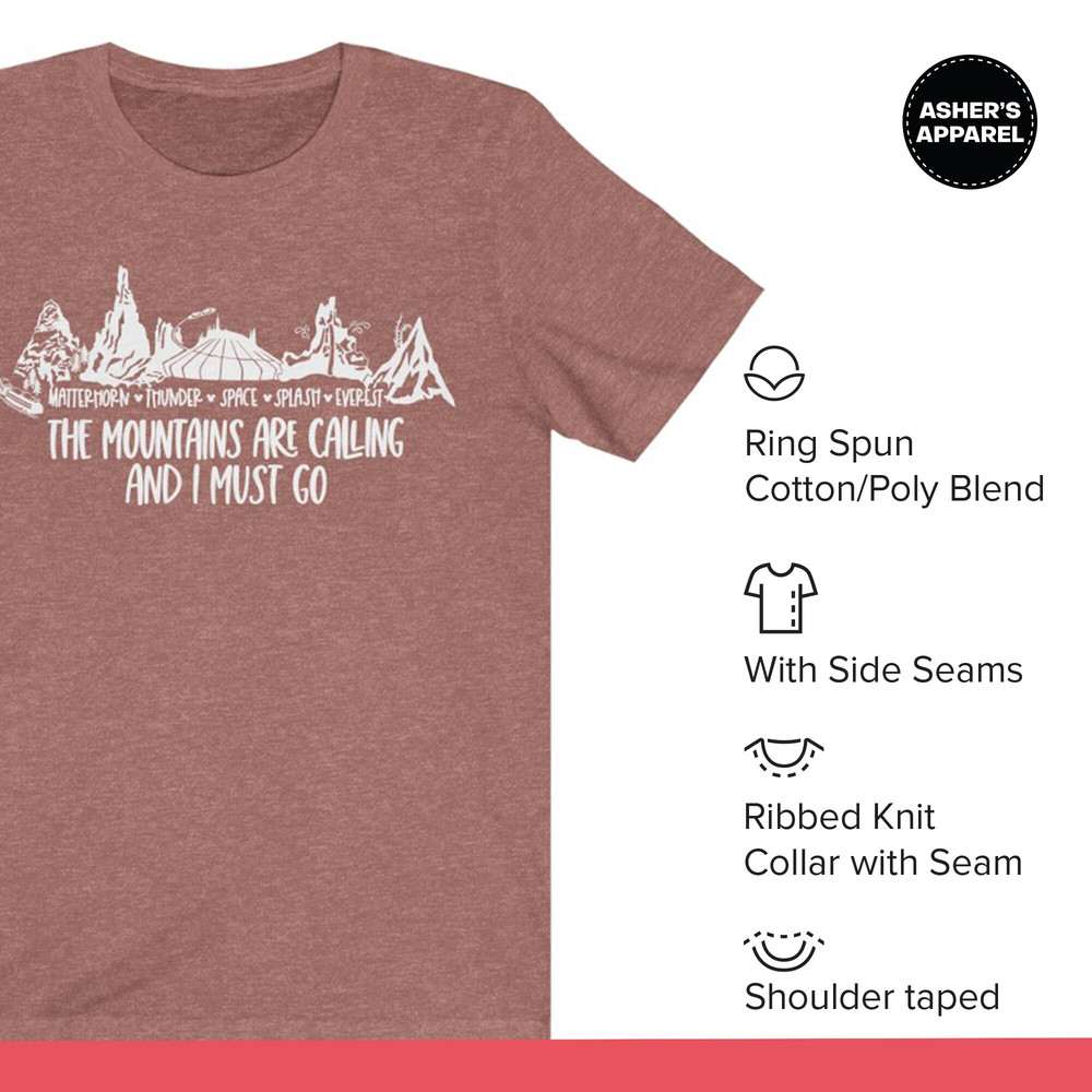The Mountains are Calling T-Shirt Disney Matching Vacation Shirts Unisex Sizing - 8.jpg