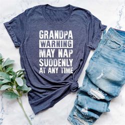 grandpa funny t-shirt father's day papa tee shirt grandfather gift humor funny cotton mens tshirt birthday gift for him