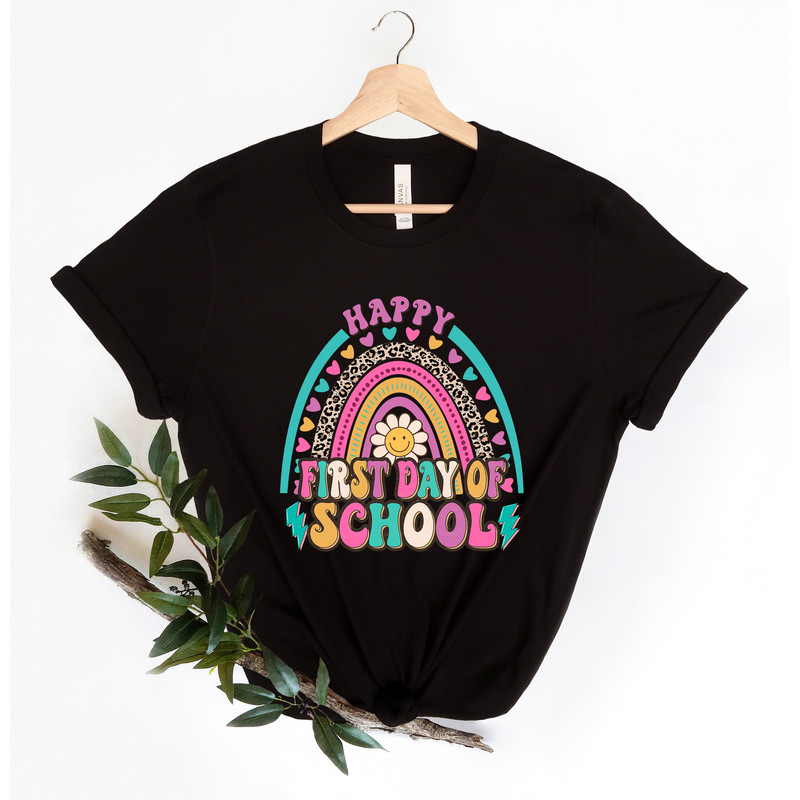 Happy First Day Of The School Shirt, Back to School, First Day of School Outfit, Kids Back To School Shirt,Gaming School Shirt,Teacher Gift - 3.jpg