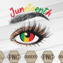 juneteenth eye african american women black history pride  svg, eps, png, dxf, digital download