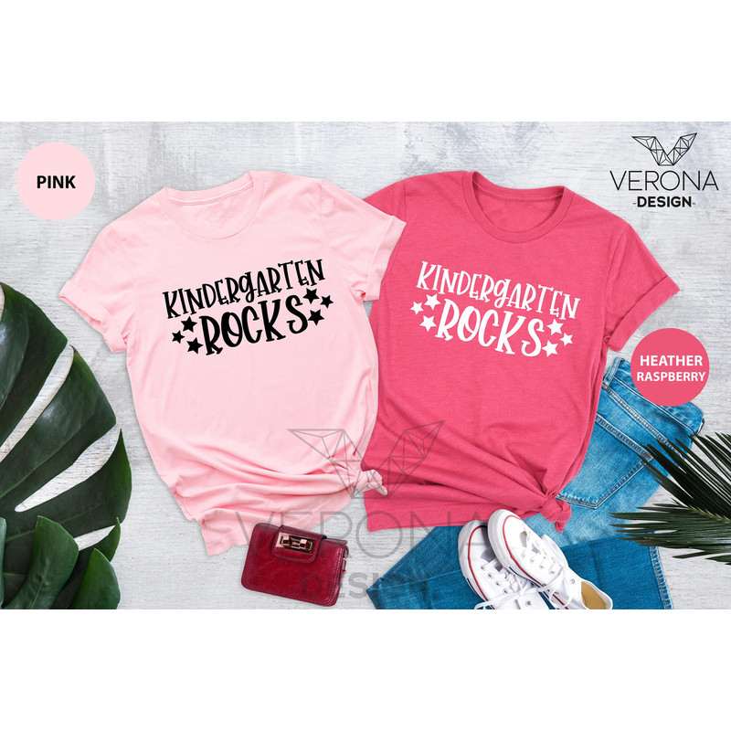 Kindergarten Rocks Shirt, Kindergarten Teacher Tee, T-shirt For Kindergarten Teacher, Kindergarten Teacher Gift, Teacher's Day Shirt - 9.jpg
