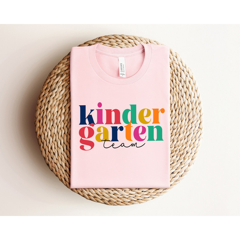 Kindergarten Team Shirt, Kindergarten Shirt, Kindergarten School Shirt, First Day of School, Back To School Shirt, Kindergarten Matching - 2.jpg