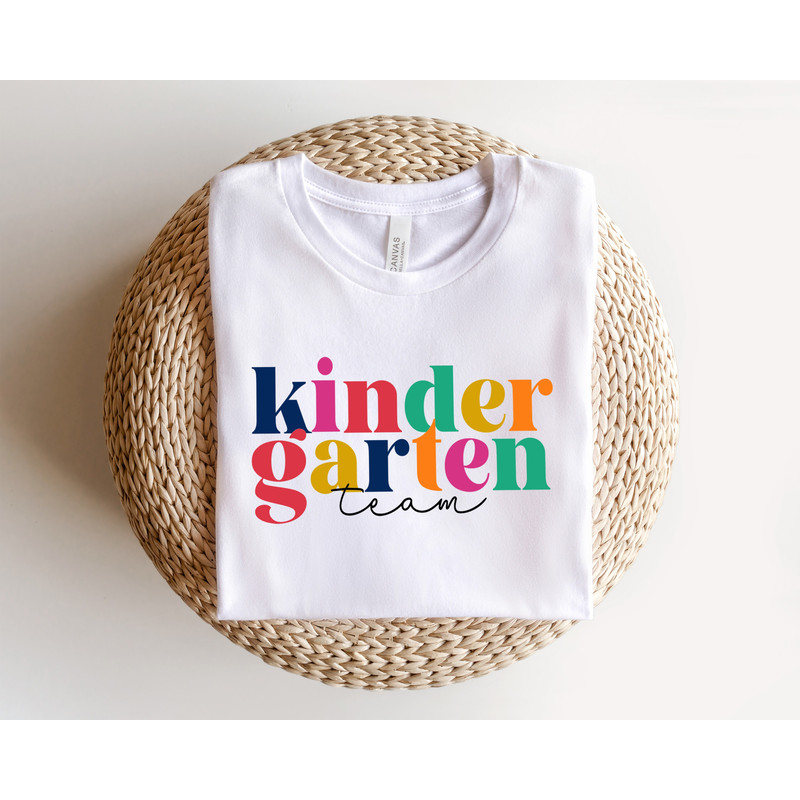 Kindergarten Team Shirt, Kindergarten Shirt, Kindergarten School Shirt, First Day of School, Back To School Shirt, Kindergarten Matching - 3.jpg