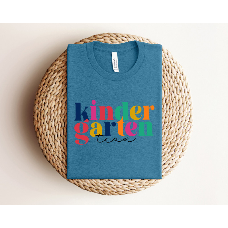 Kindergarten Team Shirt, Kindergarten Shirt, Kindergarten School Shirt, First Day of School, Back To School Shirt, Kindergarten Matching - 4.jpg