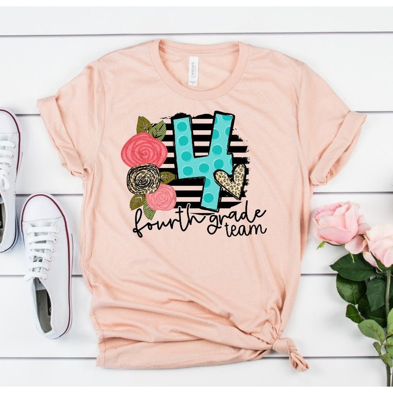 4th Grade Team Back To School Fourth Grade Teacher Novelty T-Shirt - 1.jpg