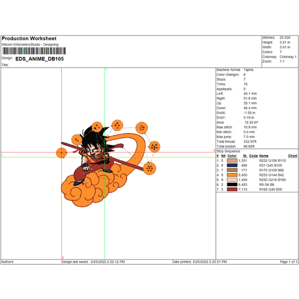 Goku Anime Design, Anime Embroidery Design, Anime Machine Em - Inspire ...