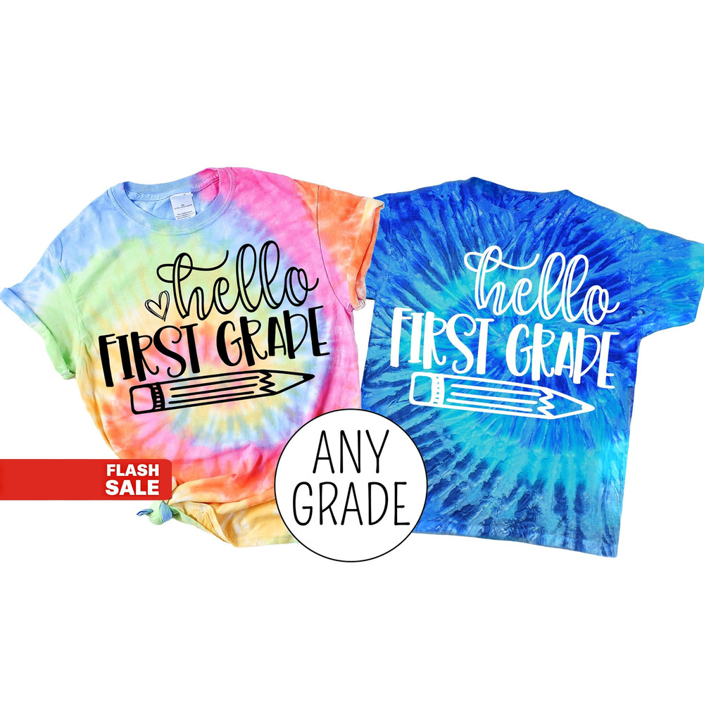 First Grade Shirt, 1st Grade Teacher Shirt, Back to School Tee for Kids First Day of School Shirt - 1.jpg