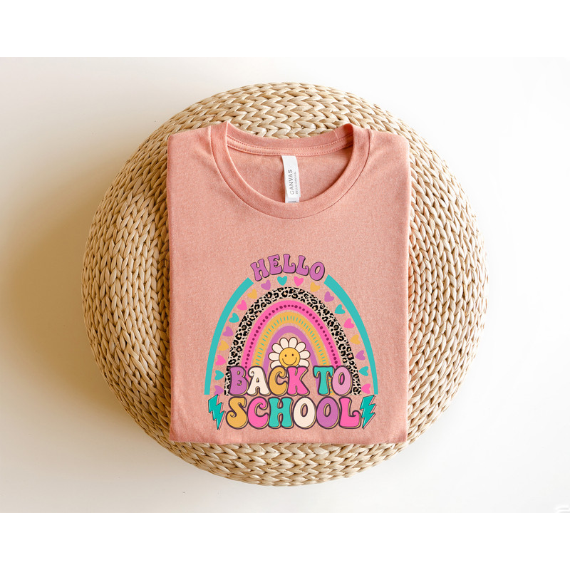 Hello Back To School Shirt, Teacher Shirt, First Day Of School Shirt, Back To School Shirt, Teacher Tee, Teacher Apparel, Hello School Tee - 3.jpg