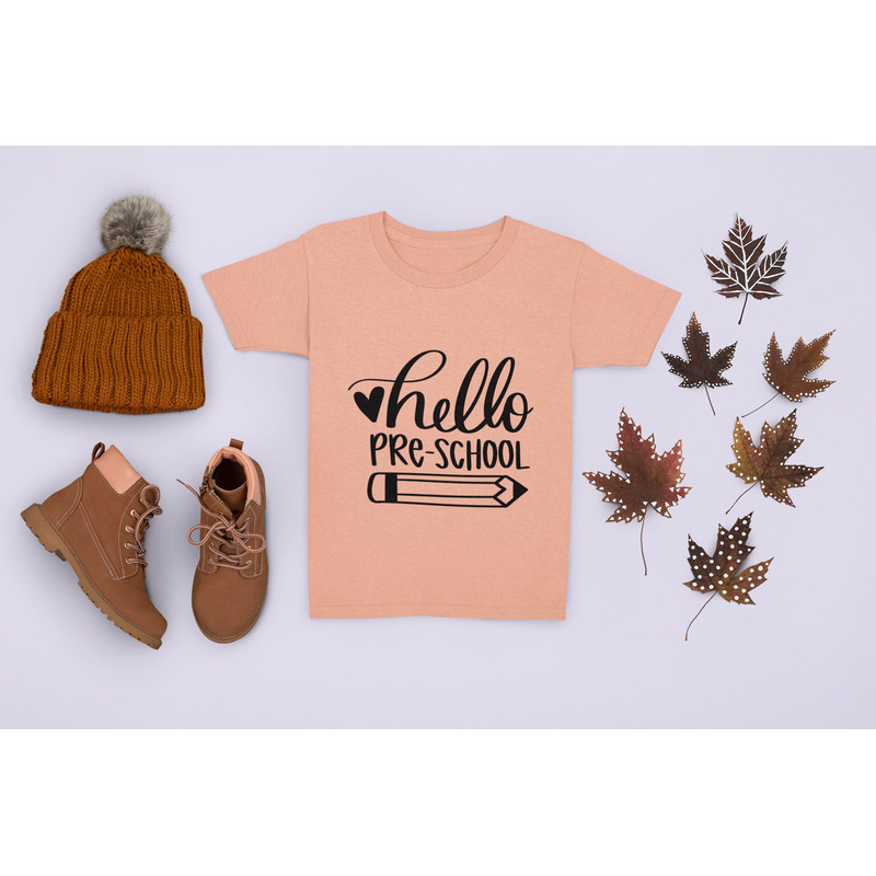 Hello School SVG Bundle, Back to School SVG, Teacher svg, School, School Shirt for Kids svg, Kids Shirt svg, hand-lettered, Cut File Cricut - 10.jpg