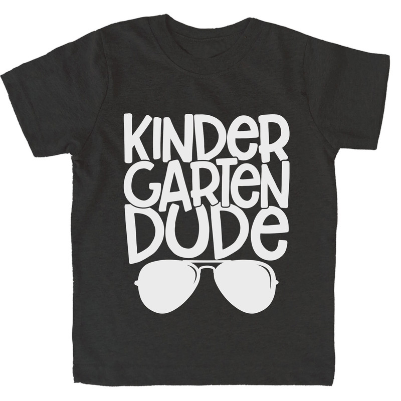 Kindergarten Dude Sunglasses Boy Shirt, Back to School Kinder Toddler Tees, First Day Kids Outfit - 3.jpg