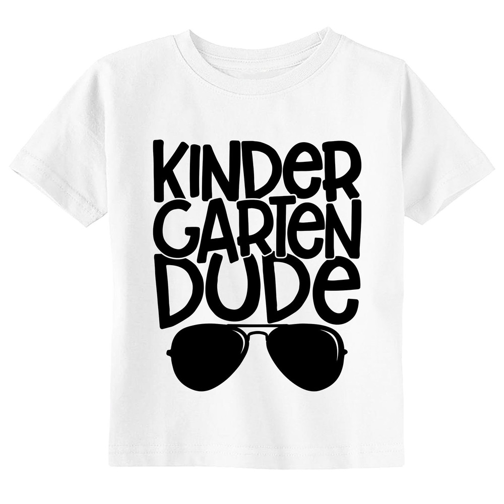 Kindergarten Dude Sunglasses Boy Shirt, Back to School Kinder Toddler Tees, First Day Kids Outfit - 6.jpg